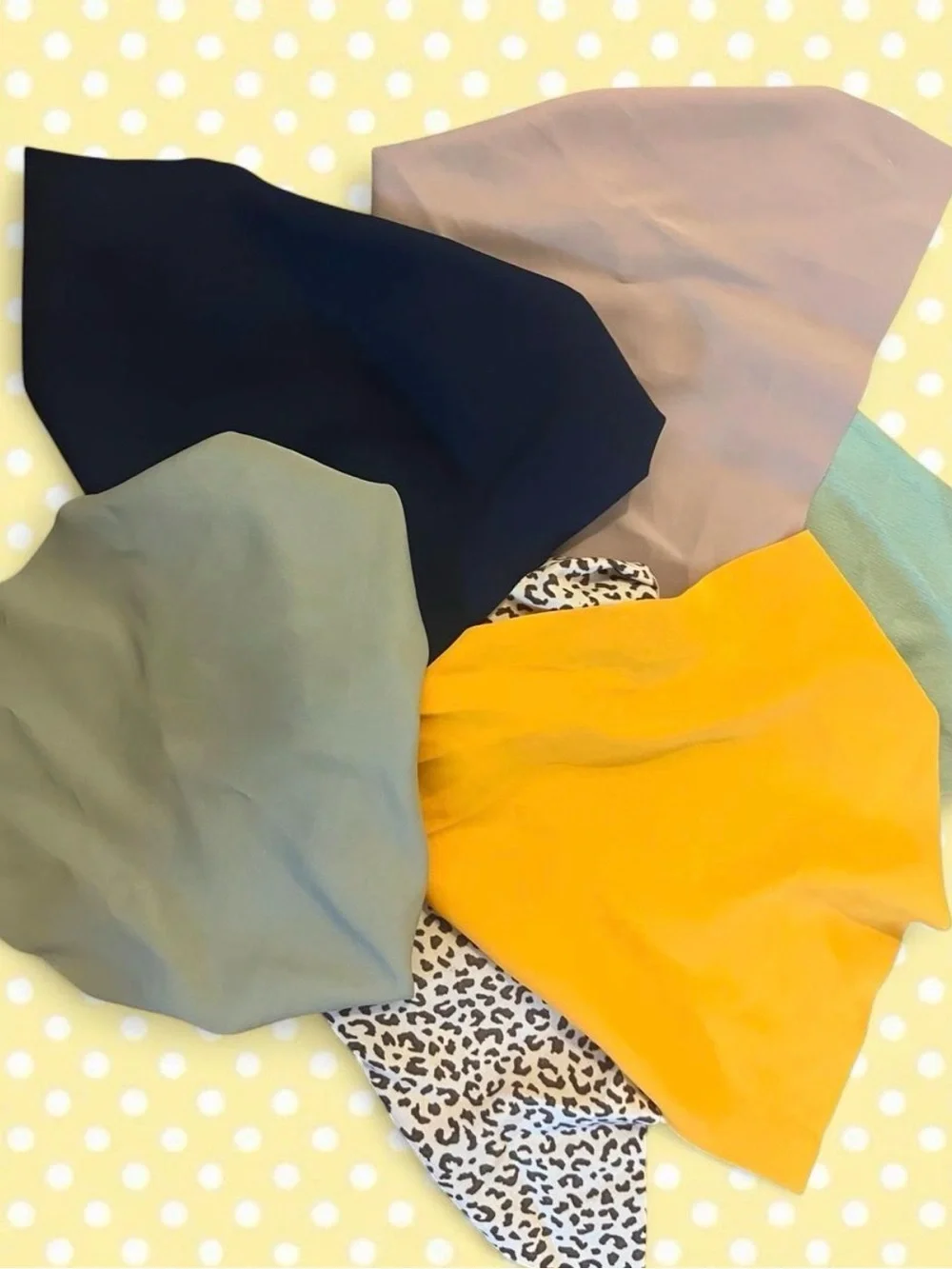 6 Colorful Satin Like Hair Headband Accessories! 🤍